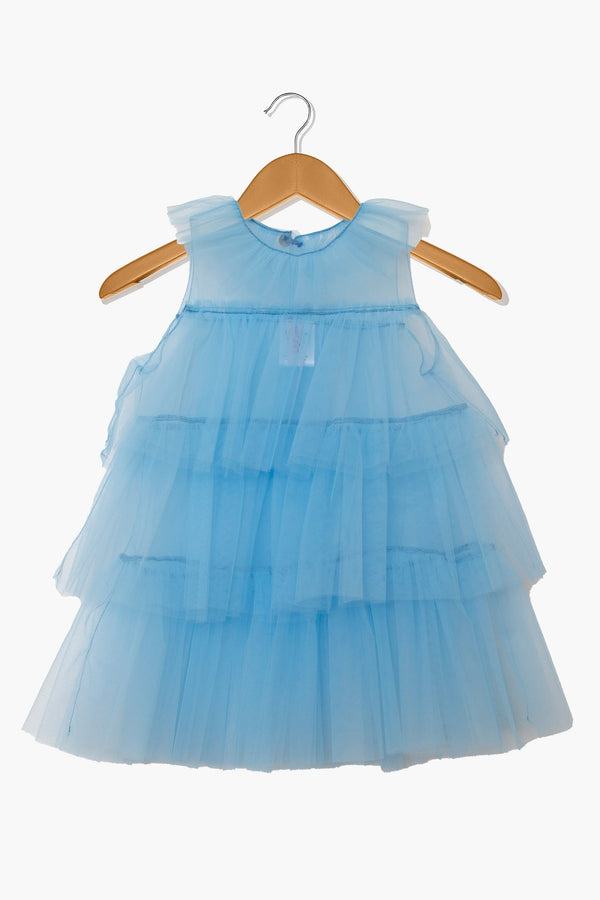 Edie Tulle Blue Dress