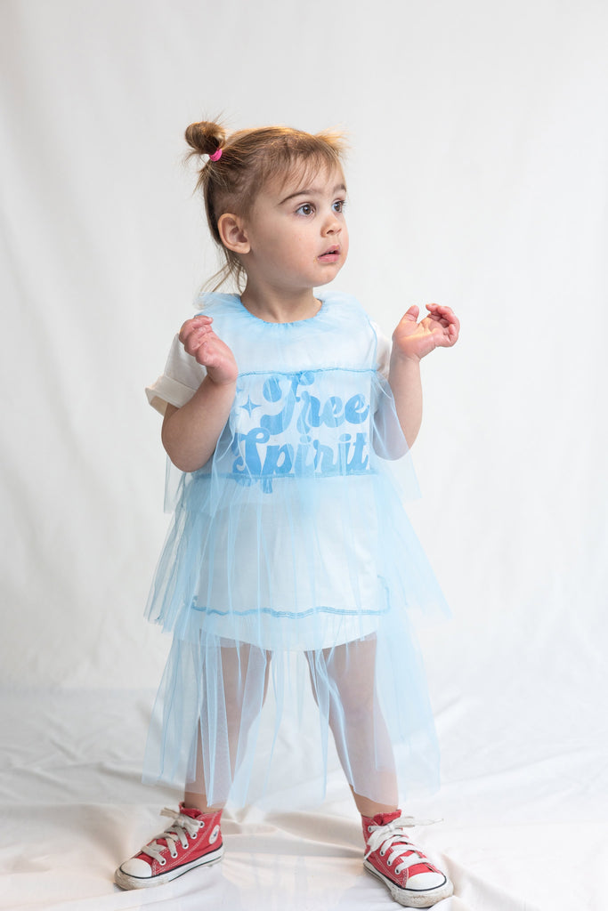 Edie Tulle Blue Dress