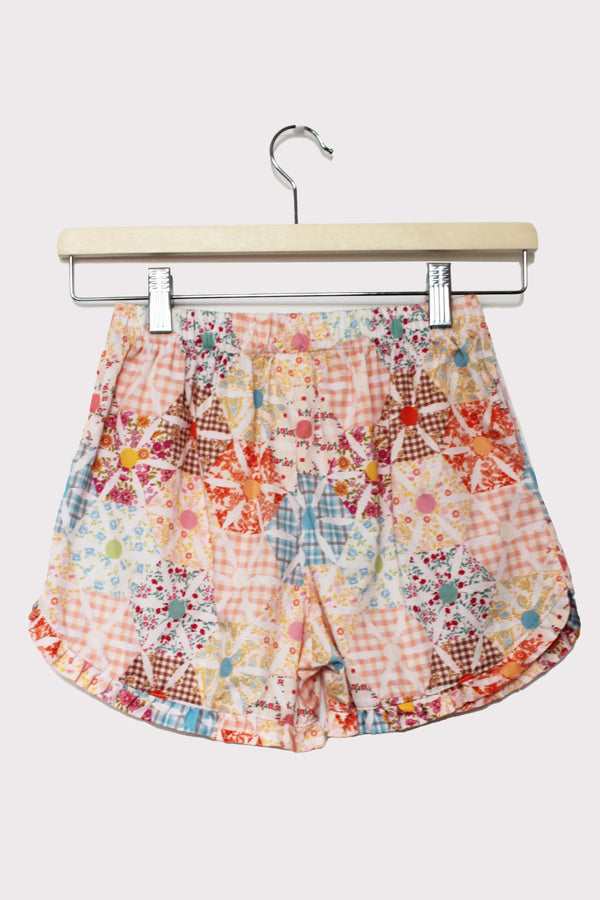 Lottie Patchwork Print Shorts