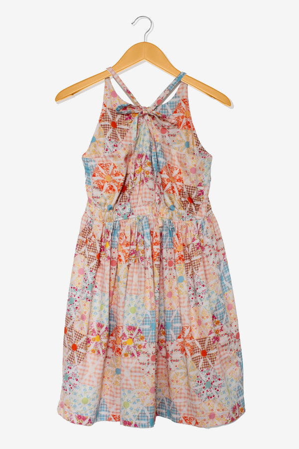 Philippa Patchwork Print Dress